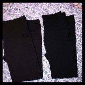 2 Pairs of Fleece Lined Leggings NWOT
